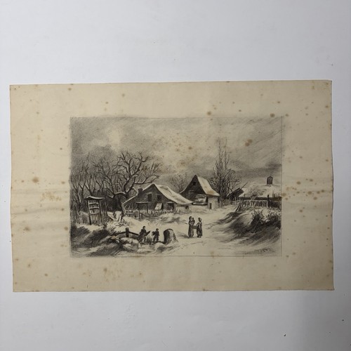 Paesaggio con figure - ., disegno