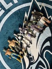 LOTTO 6 ACTION FIGURE WWE