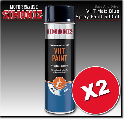 Vernice spray auto vht blu - x,