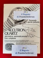 Advertising Italian Pubblicità Werbung ( 1977 ) Orologio BULOVA Accutron Quartz