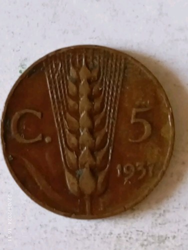 Centesimi spiga 1937 - centesimi, bb