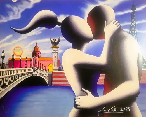 Mark kostabi serigrafia - mark,