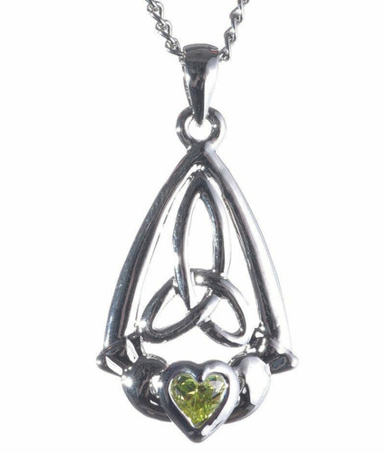 Collana con ciondolo triquetra - collana,