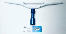 Manubrio Naked Bianco Con Mozzo Blu BOOSTER - JOG-R -MACH -NEOS - OVETTO-F12