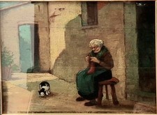 Quadro Ad Olio Su Tavola 23x29,5.  Con Cornice 42x49. Firmato.