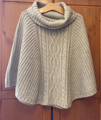 Poncho medio george misto lana - george,
