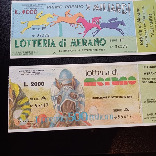Lotto biglietti repubblica - lotto,