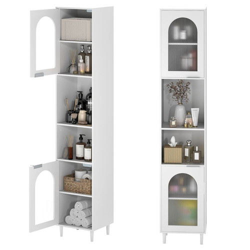 Armadio alto bagno con - armadio,