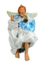 Angelo con Tromba e Vestiti di