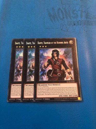 Yugioh secret rare dante - yugioh,