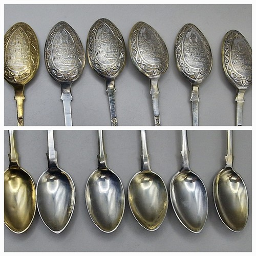 Set cucchiai imperiali russi - 6,