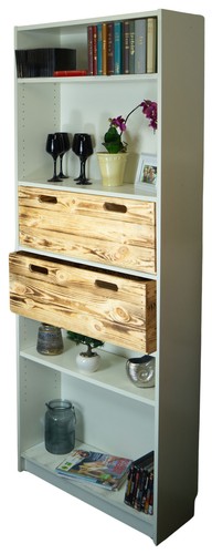 Cassetta legno fiammata - cassetta,