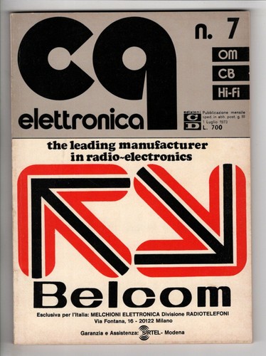 Elettronica n 7 luglio - cq,