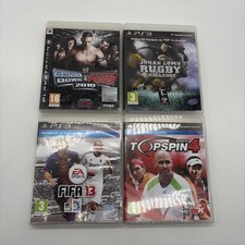 Lot 4 Jeux PS3 Sport WWE