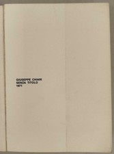 Giuseppe Chiari. Senza titolo 1971 / Untitled 1971 - Giuseppe Chiari [[1972]]