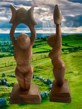 Statua Dea tripla Luna Di