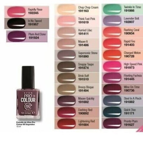 Avon pro colour secondi - pro, in
