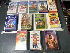 LOTTO X 12 CASSETTE CARTONI ANIMATI VHS / CENERENTOLA-TIGRO-ANASTASIA-BALTO ETC