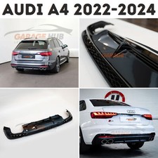 DIFFUSORE S4 LOOK 🔥AUDI 🔥 A4 B9 S-LINE 2020-2022 POSTERIORE SOTTO PARAURTI