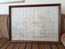 Antico Grande Disegno Scena Classica Mitologia XIX secolo