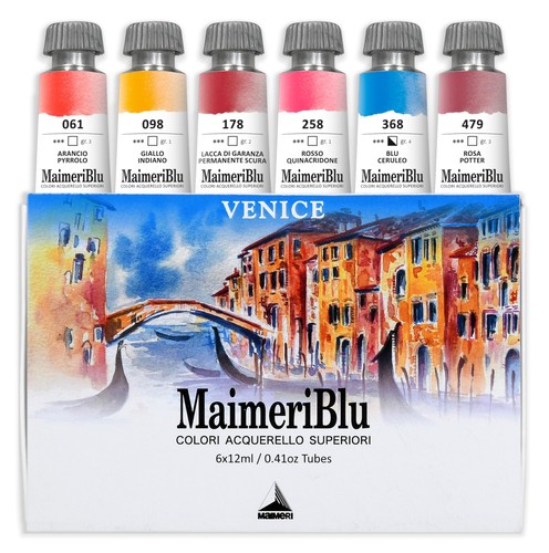 Maimeri venezia acquerello - acquerello, set
