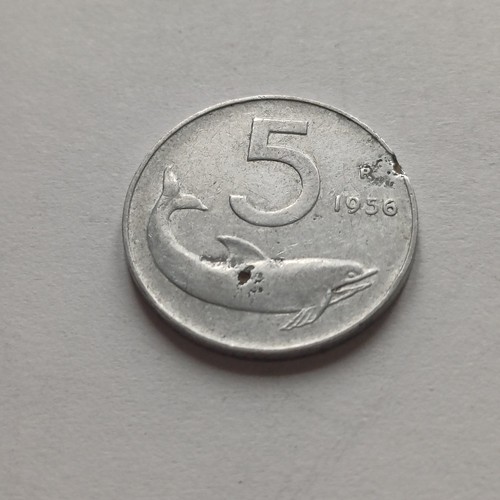 Italia lire delfino 1956 - 5,