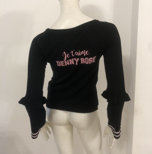 Denny rose maglia nera - rose,