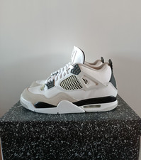 Air Jordan 4 Retro White Military Black EU 44 / 10 US 100% Authentic