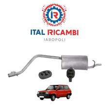 MARMITTA SILENZIATORE POSTERIORE MOTORE FIAT PANDA 750 900 1000 LANCIA Y10 1.0