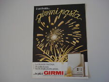 advertising Pubblicità 1981 GIRMI PASTA