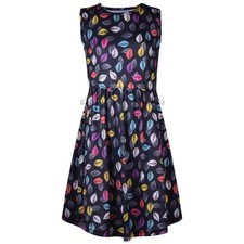 Abito Skater Senza Maniche A