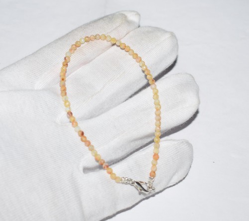 Bracciale perle opale argento