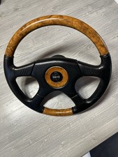 Volante In Legno e Pelle MOMO