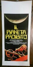 ORIGINALE iTALIAN MOVIE POSTER PLAYBILL PROIBITO pianeta SCI-FI CINEMA FRED MCLEOD
