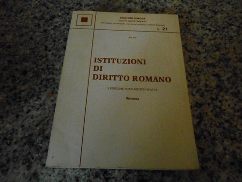 Istituzioni di - aa., vv.