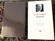 LA PLÉIADE      PAUL CLAUDEL        JOURNAL  II        1969