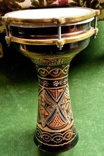Darbouka Tabla Doumbek cuivre – Percussion Tam Tam Metallique du Maghreb
