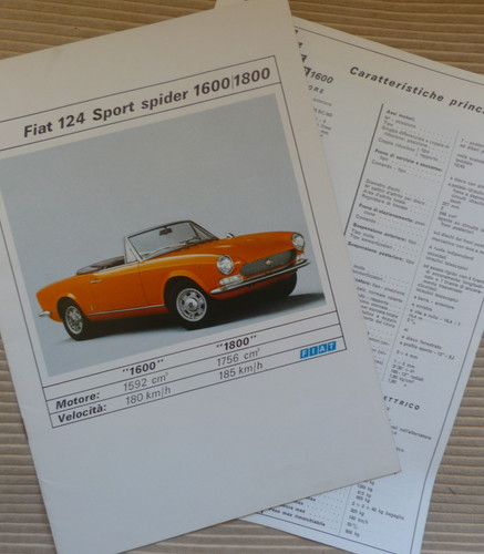 Fiat 124 sport - sport, spider