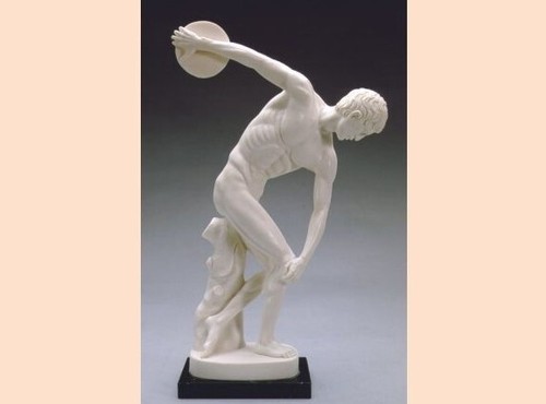 Scultura classica discobolo - classica, cm