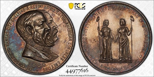 Med020 1889 medaglia - med020,