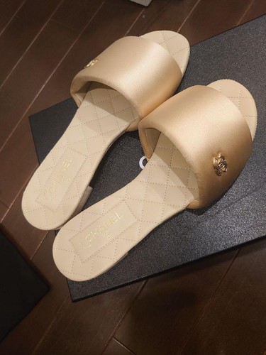 Chanel sandalo logo raso eu - cc,