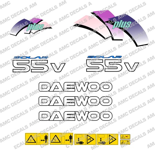 Adesivi set daewoo - adesivi,