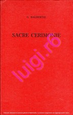 SACRE CERIMONIE - Giuseppe Baldeschi - Edizioni Liturgiche e Desclée & C. - 1959