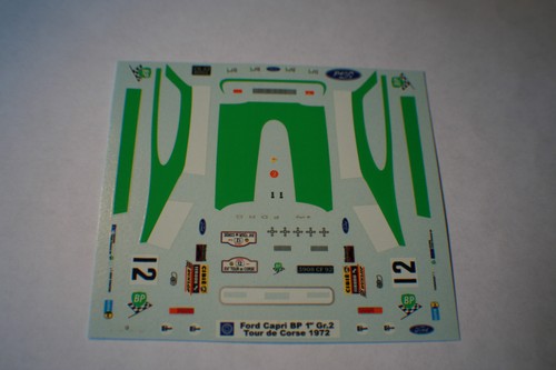 Decal ford capri piot - 1/43,
