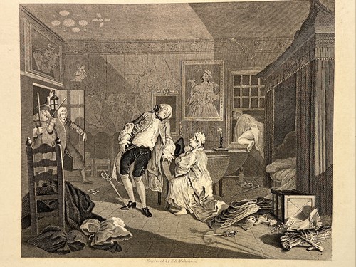 Illustrazione william hogarth - illustrazione,