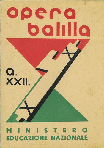 Pagella opera balilla - r.s.i.,