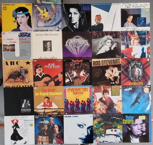 25x vinyl rock - vinyl, rock/pop/weitere