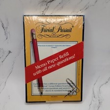 Vtg Trivial Pursuit Memo Paper