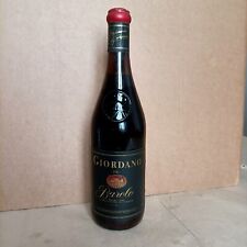 Barolo Giordano DOCG -cantine di Valle Talloria Diano D'Alba - 1987  -  Buono