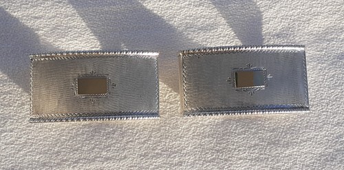 Coppia portatovaglioli argento - portatovaglioli,